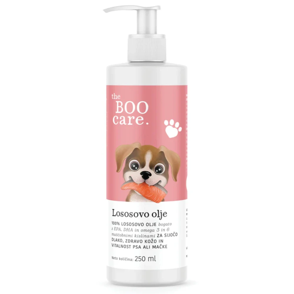 The BOO Care, lososovo olje za pse in mačke (250 ml)