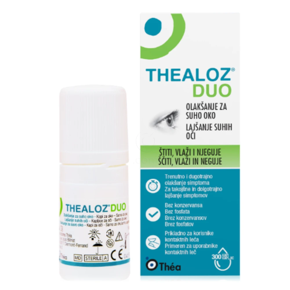Thealoz Duo, kapljice za oko (10 ml)