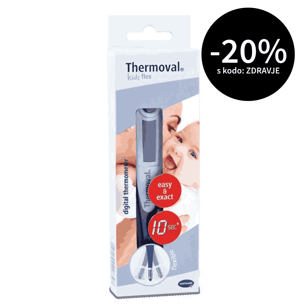 Thermoval Kids Flex, termometer z gibljivo konico (1 termometer)