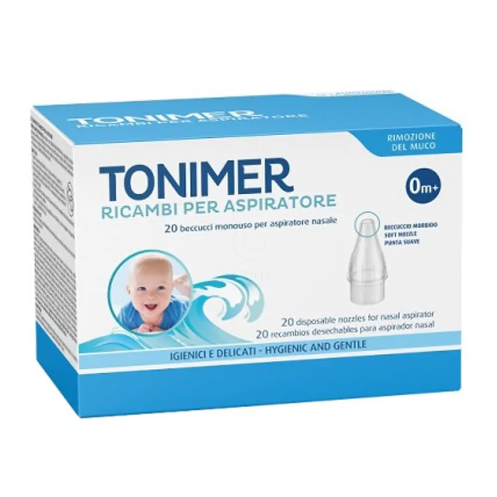 Tonimer, dodatni nastavki za nosni aspirator (20 nastavkov)