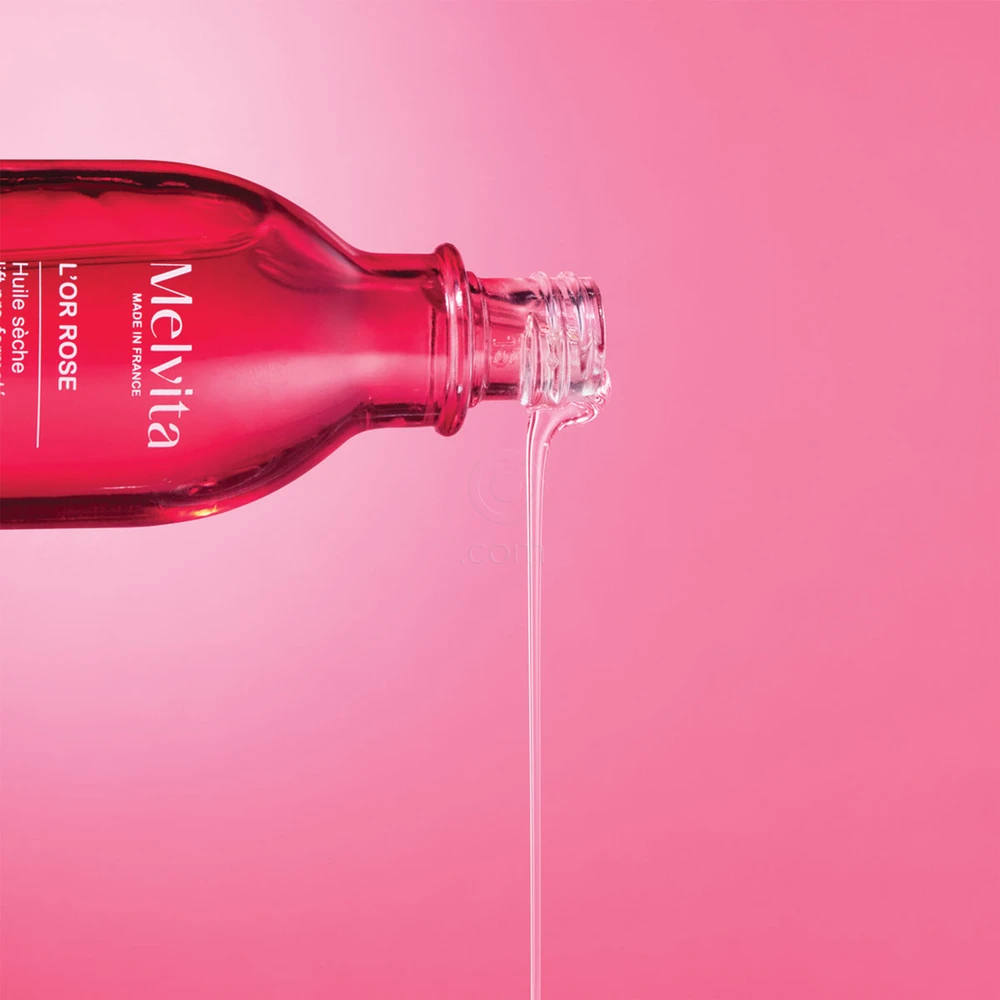 Melvita L'Or Rose, učvrščevalno suho olje za lifting telesa (100 ml)