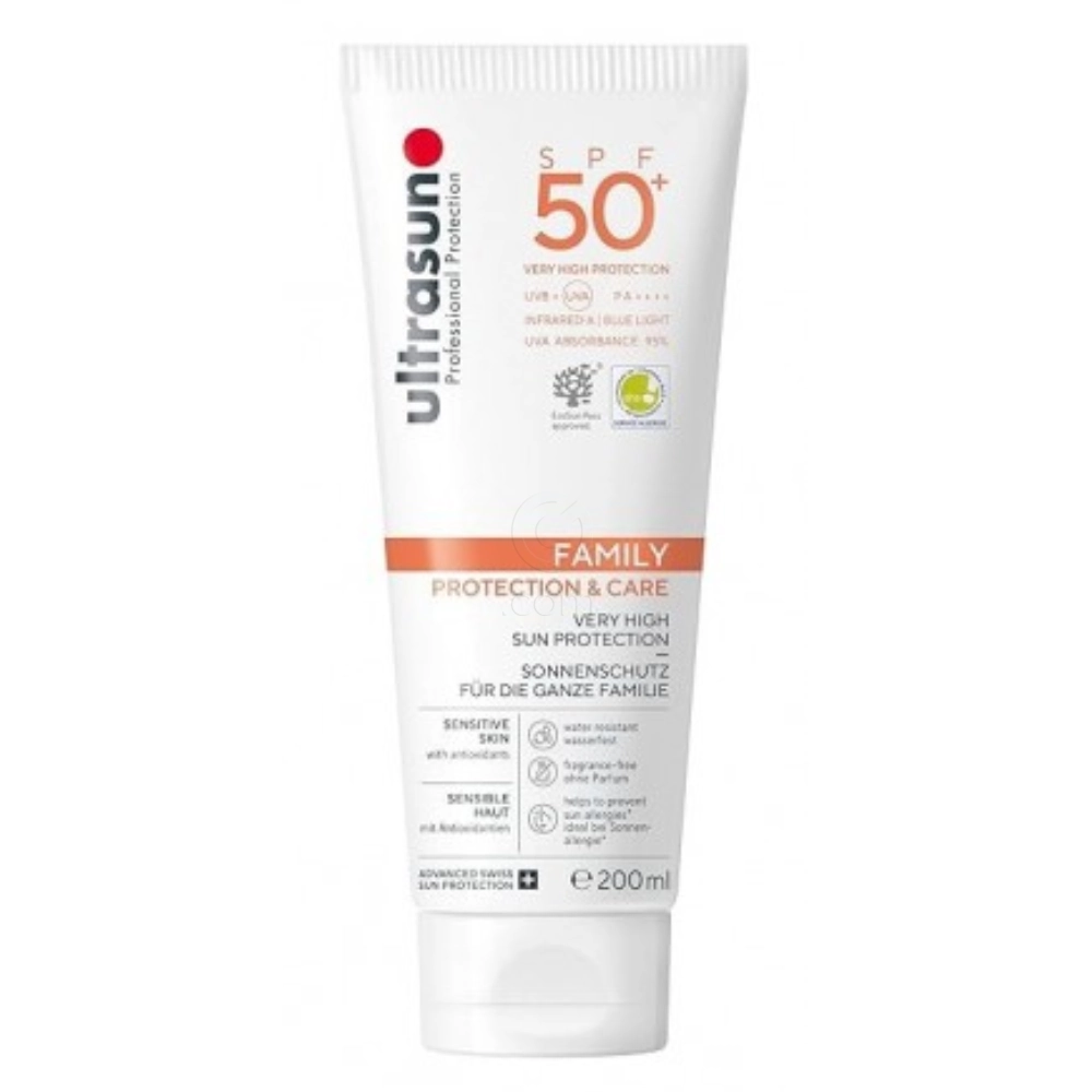 Ultrasun Family, krema za zaščito pred soncem za vso družino - ZF50+ (200 ml)