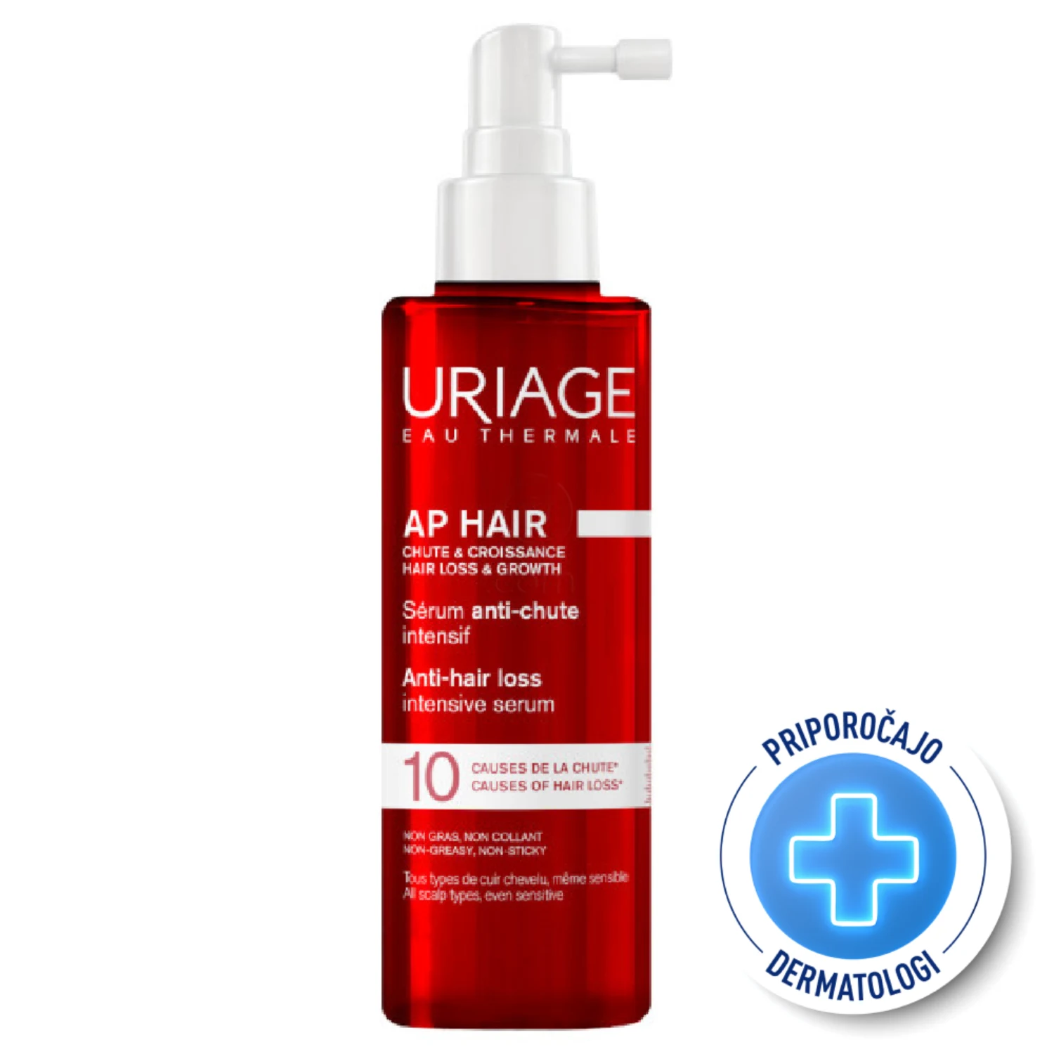 Uriage AP Hair, intenzivni serum proti izpadanju las (100 ml)