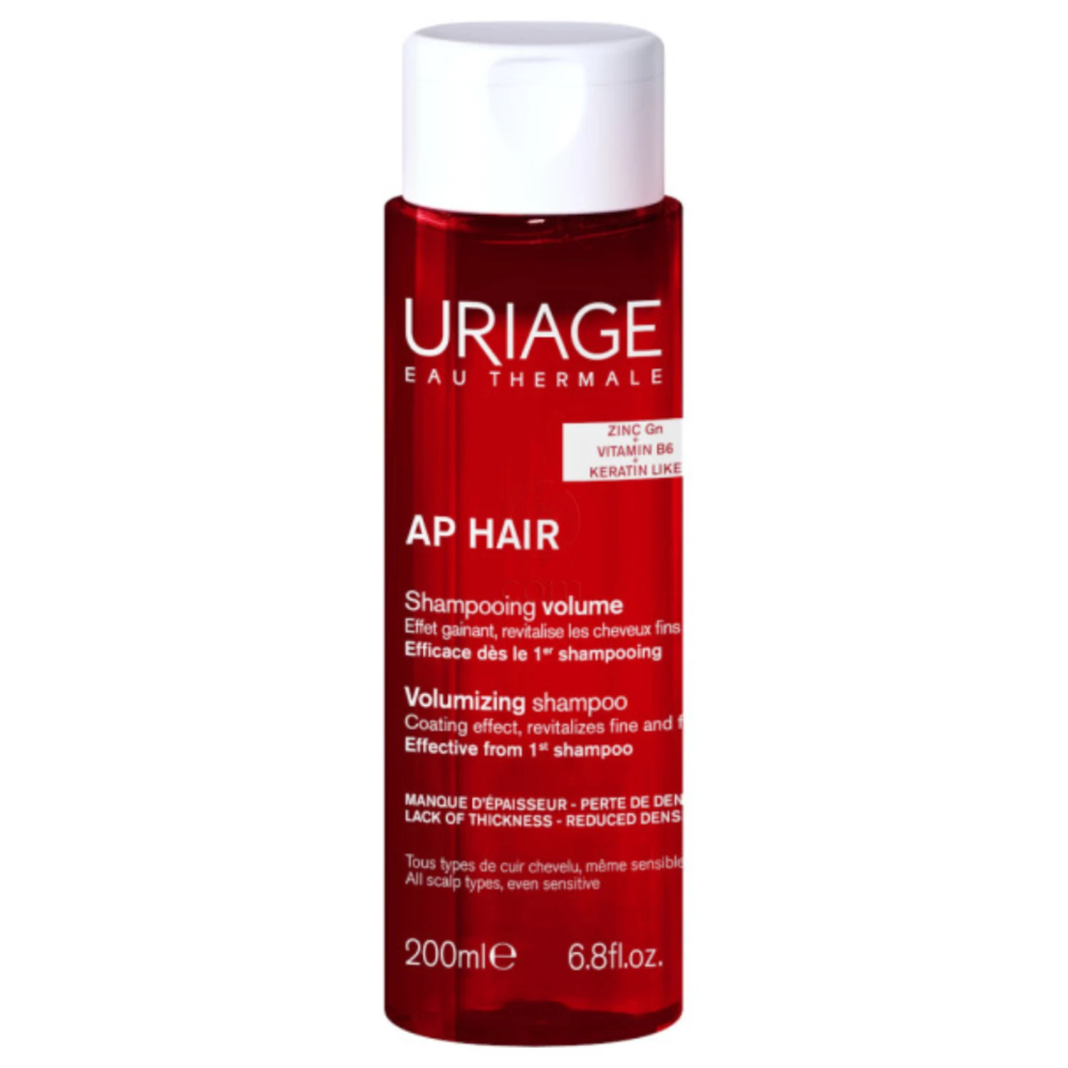 Uriage AP Hair, šampon za volumen za tanke lase (200 ml)