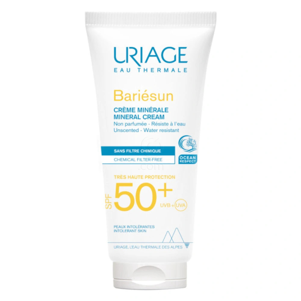 Uriage Bariesun, mineralna krema za zaščito pred soncem - ZF50 (100 ml)