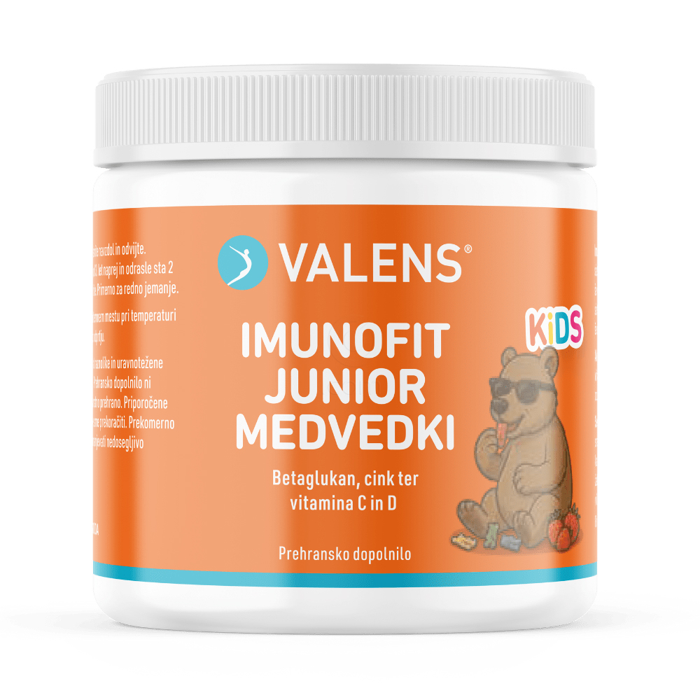 Valens Imunofit Junior, gumi medvedki - bonboni (60 gumi bonbonov)