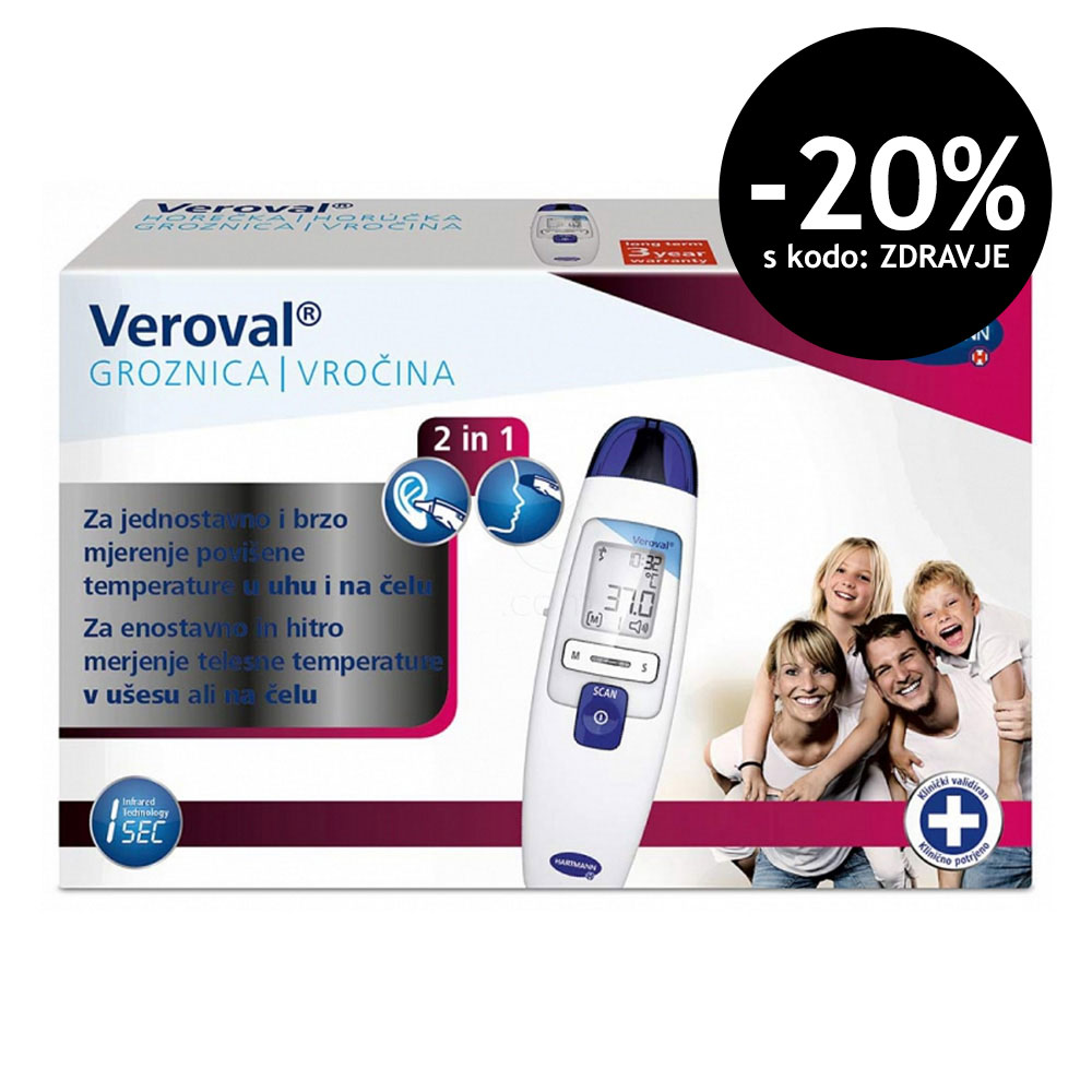 Veroval Duo Scan 2in1, termometer (1 komplet)