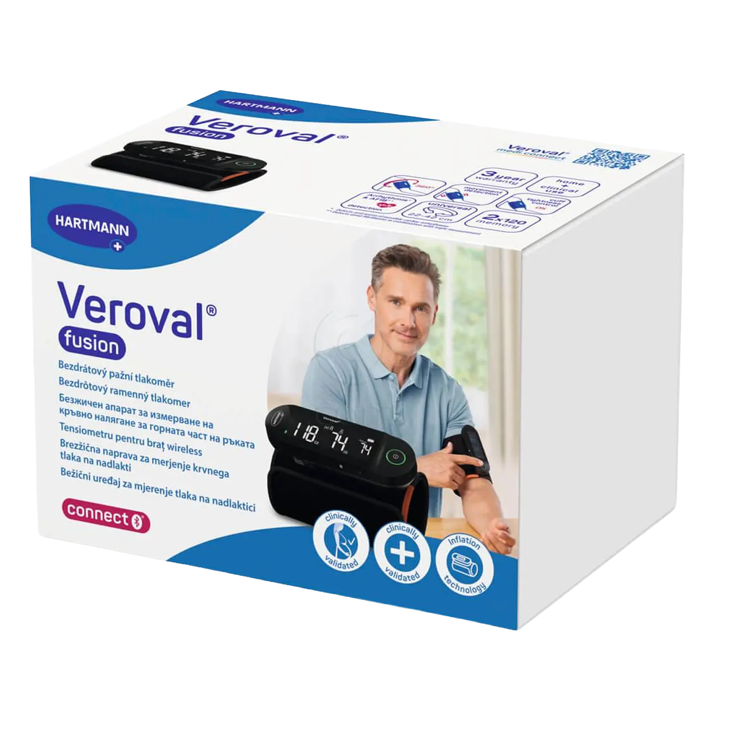 Veroval Fusion LG3, naqdlahtni merilnki krvnega tlaka (1 komplet)