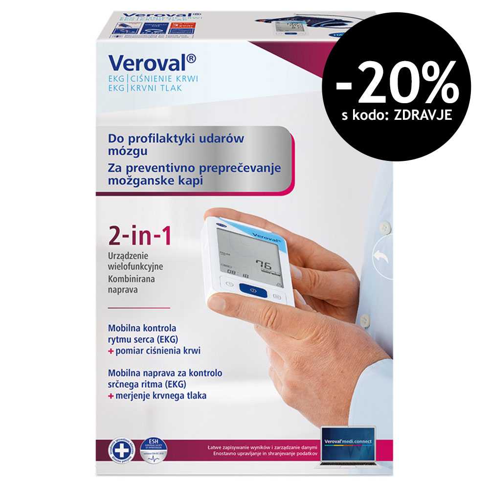 Veroval, merilnik krvnega tlaka in srčnega ritma (EKG)
