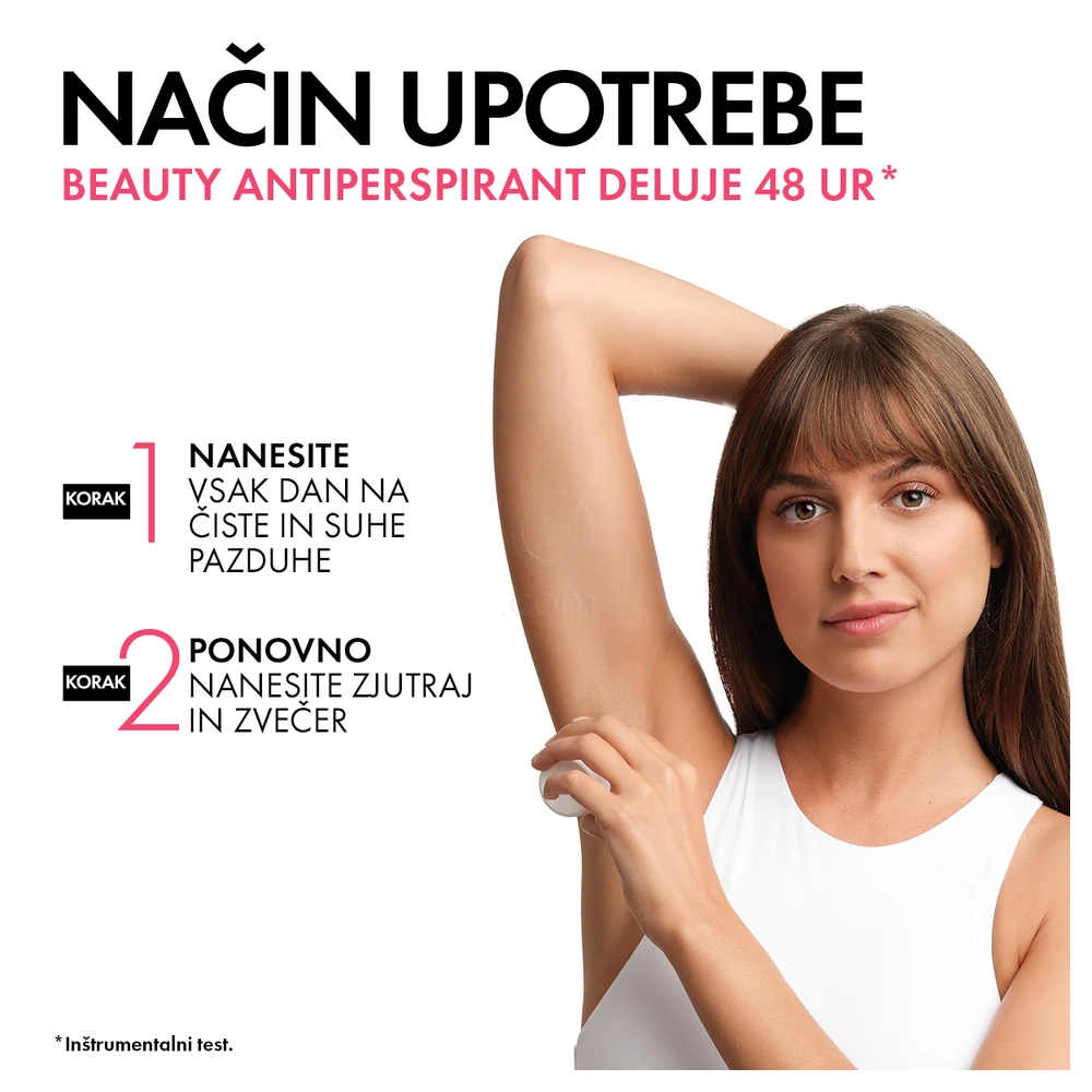 Vichy Beauty Antiperspirant, 48-urna deo zaščita proti potenju in vonjavam (50 ml)
