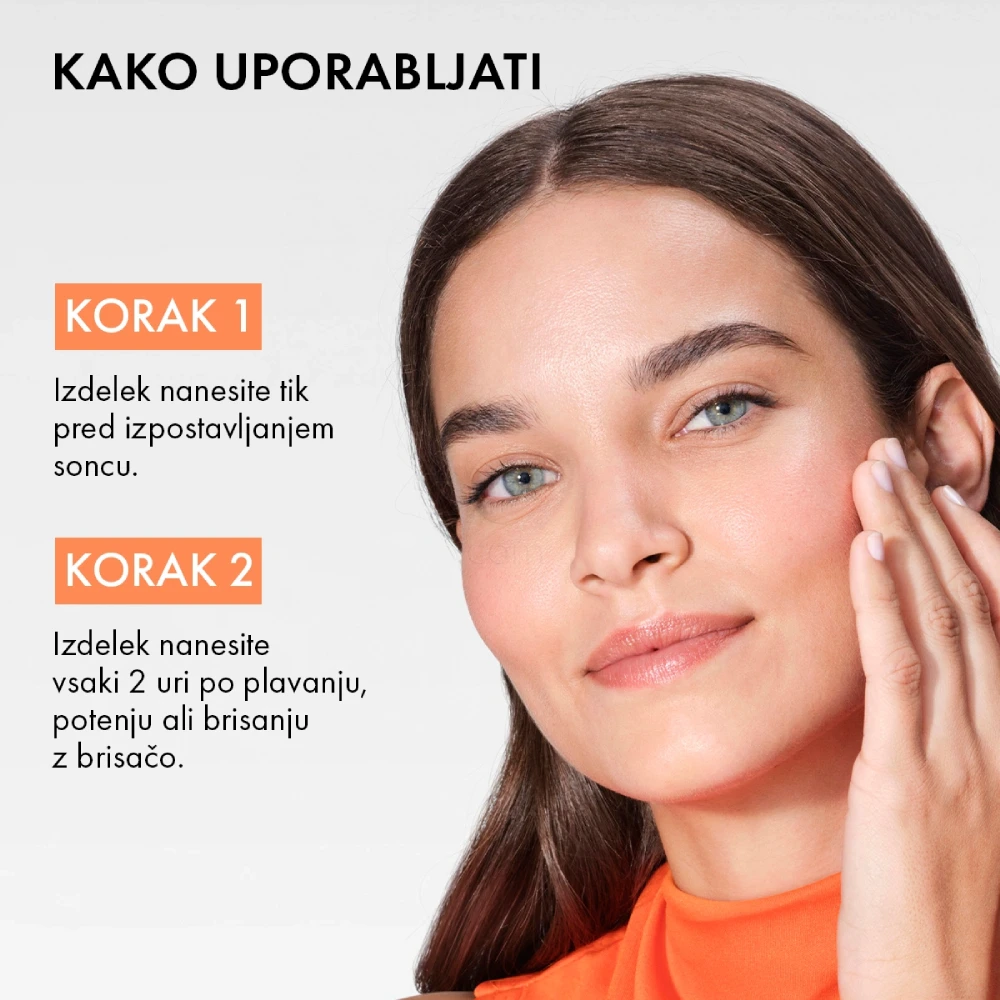 Vichy Capital Soleil, nevidno vlažilno mleko za obraz in telo - ZF50+ (150 ml)