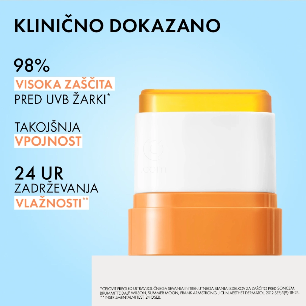 Vichy Capital Soleil UV Aqua, nevidni stik za obraz in ustnice - ZF50+ (9 g)