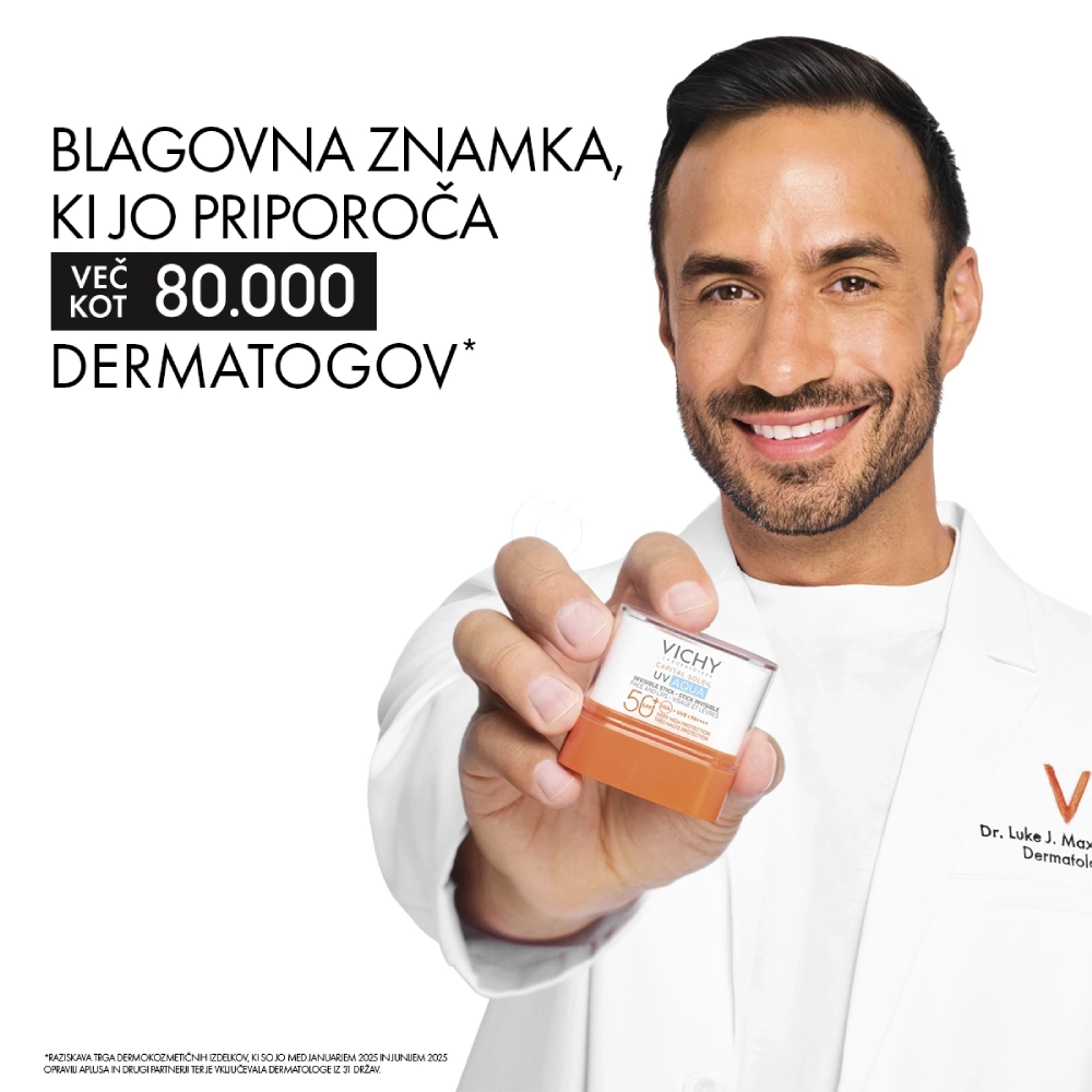 Vichy Capital Soleil UV Aqua, nevidni stik za obraz in ustnice - ZF50+ (9 g)