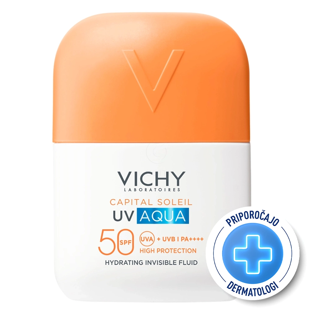 Vichy Capital Soleil UV Aqua, nevidni vlažilni fluid - ZF50 (50 ml)
