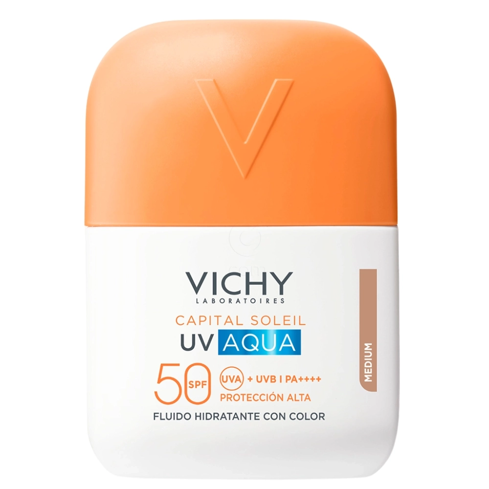 Vichy Capital Soleil UV Aqua, tonirani vlažilni fluid - medium - ZF50 (50 ml)