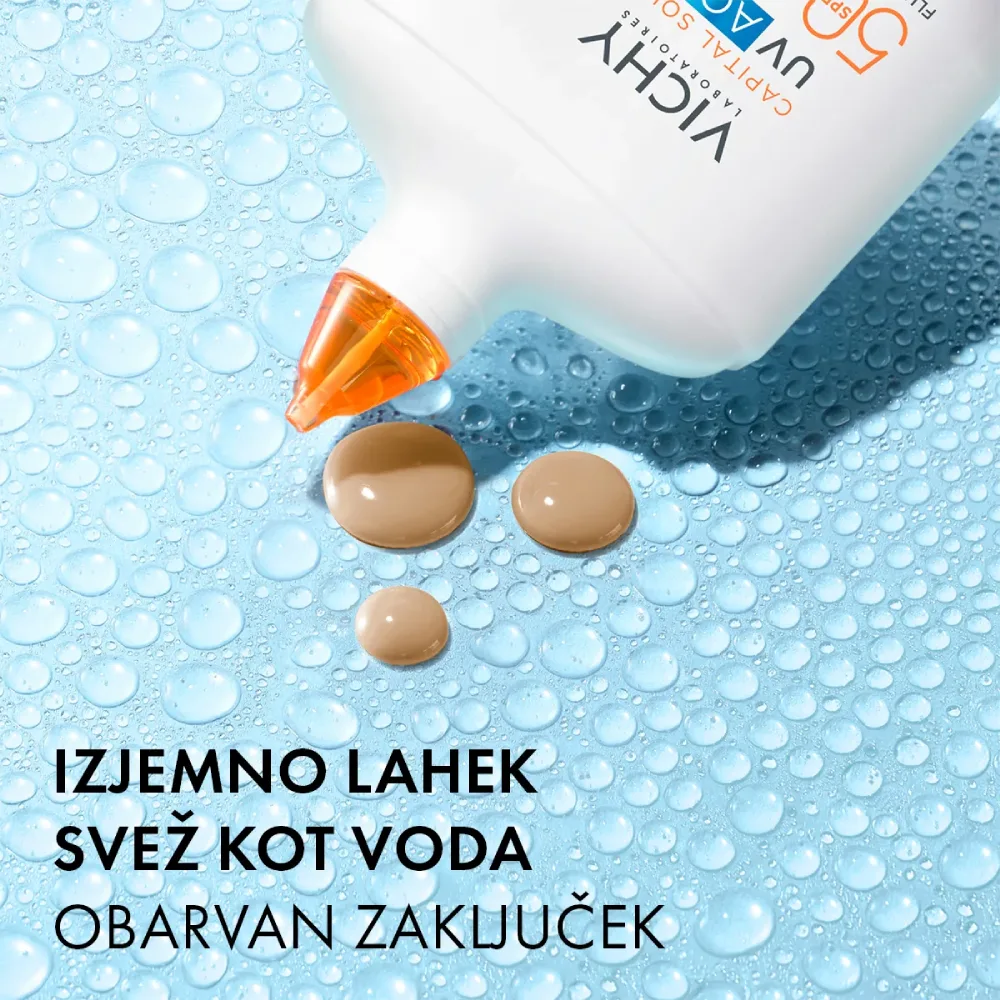 Vichy Capital Soleil UV Aqua, tonirani vlažilni fluid - medium - ZF50 (50 ml)