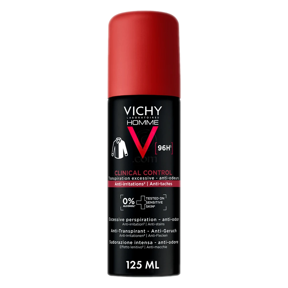 Vichy Homme Clinical Control, antiperspirant sprej proti potenju (125 ml)