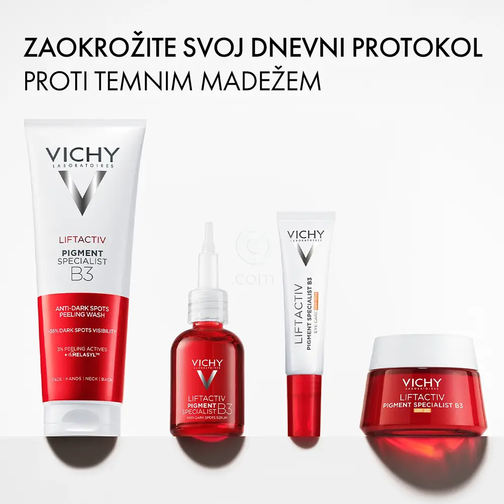 Vichy Liftactiv Pigment Specialist B3, čistilni piling gel proti temnim lisam (125 ml)