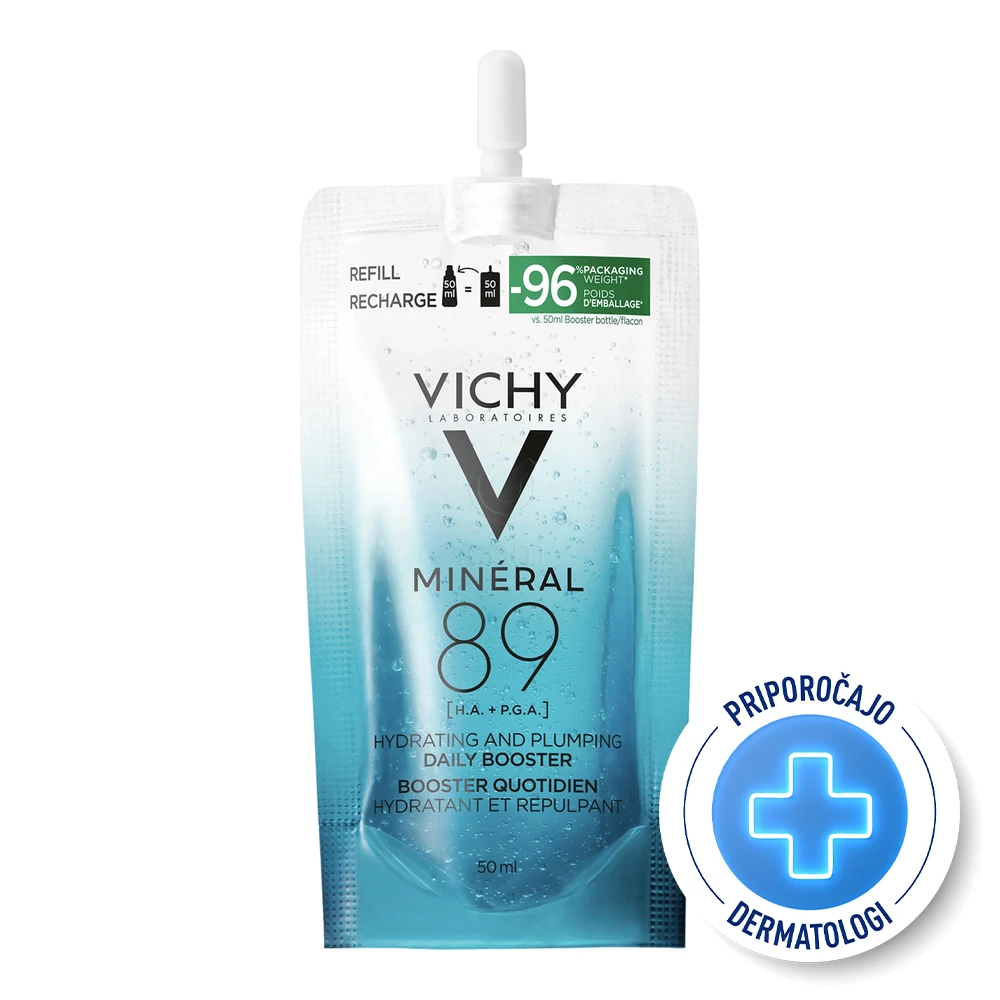 Vichy Mineral 89 Booster, nega za obraz za vse tipe kože - Refill (50 ml)