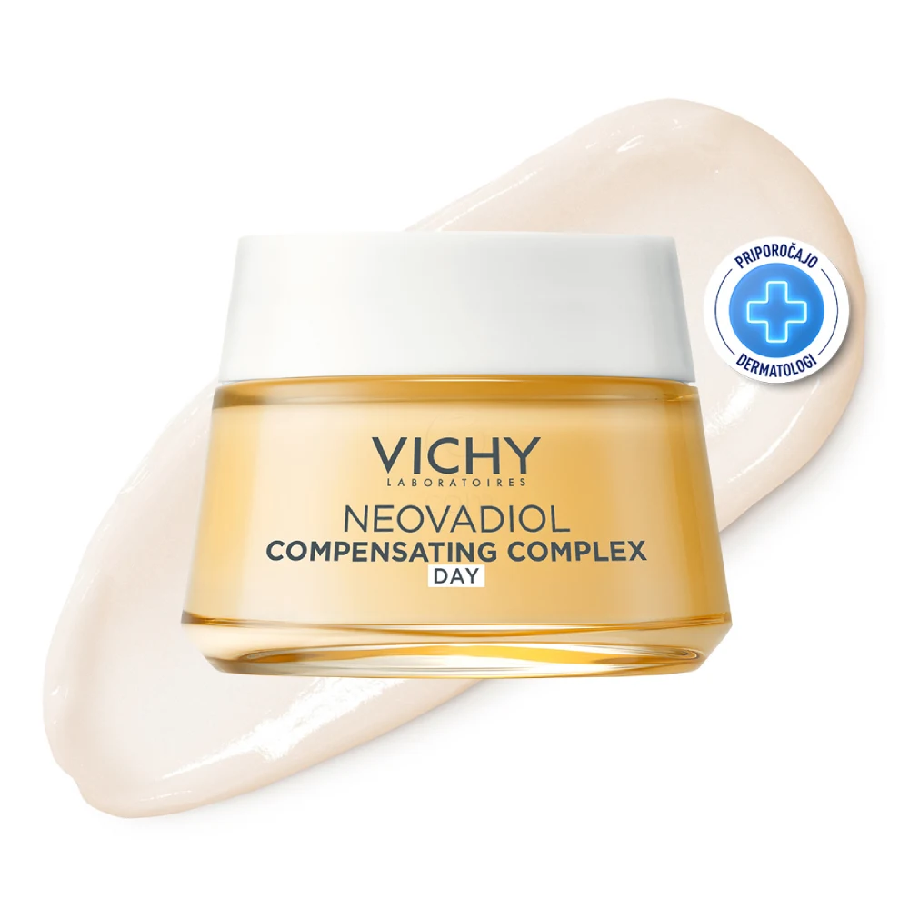 Vichy Neovadiol, dnevna nega za gostoto in polnost kože v menopavzi - za normalno in mešano kožo (50 ml)
