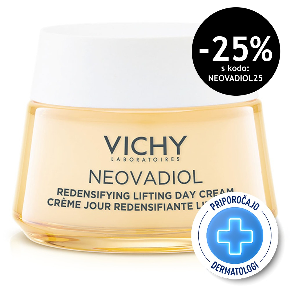 Vichy Neovadiol, dnevna nega za gostoto in polnost kože v menopavzi - za suho kožo (50 ml)