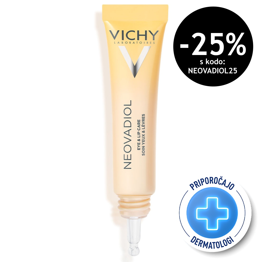 Vichy Neovadiol, multikorektivna krema za področje okoli oči in ustnic (15 ml)