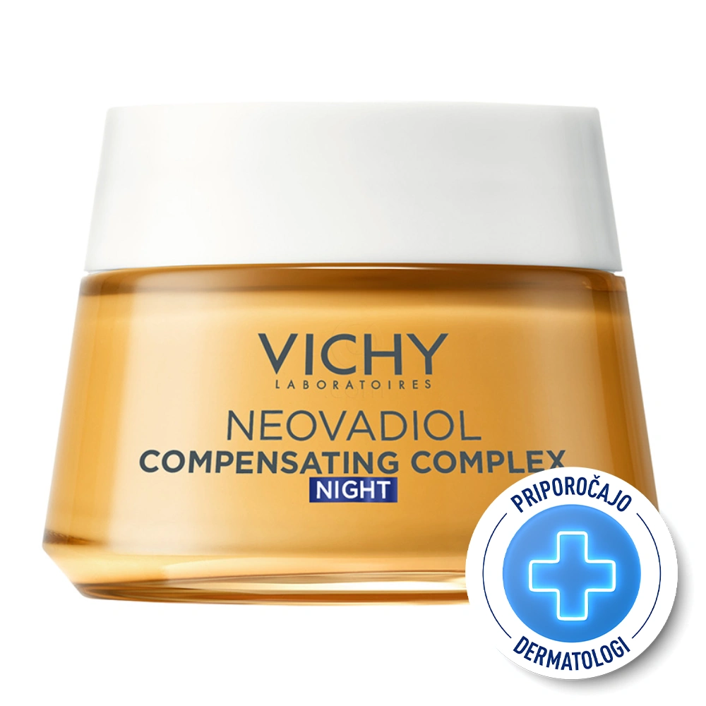 Vichy Neovadiol Compensating Complex, nočna krema z obnovitvenim kompleksom za zapolnitev in poživitev kože (50 ml)