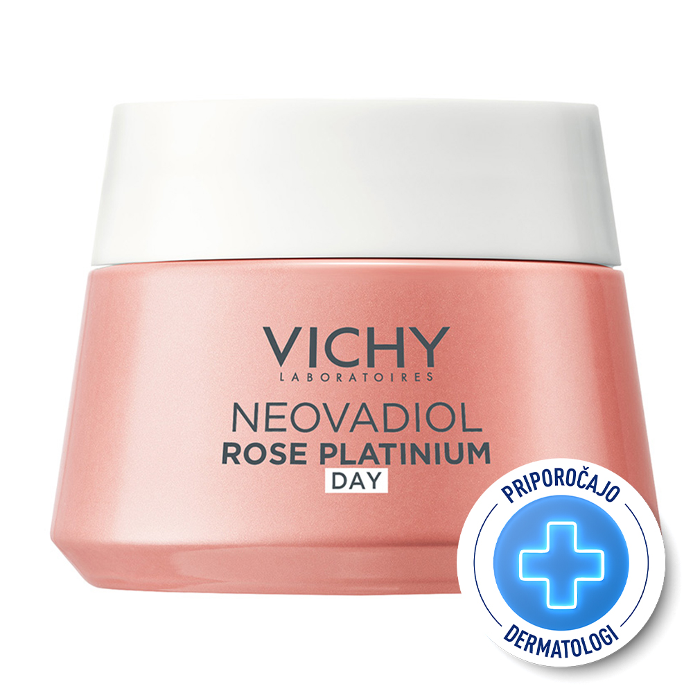 Vichy Neovadiol Rose Platinum, rožnata dnevna krema za učvrstitev in poživitev kože (50 ml)