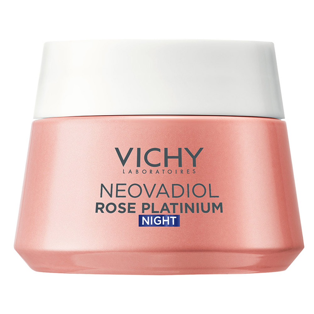 Vichy Neovadiol Rose Platinum, rožnata nočna krema za zapolnitev in poživitev kože (50 ml)