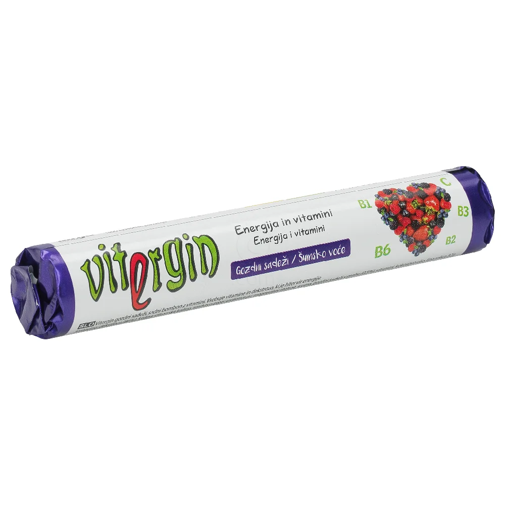 Vitergin, sadni bonbon z vitamini - gozdni sadeži (32 g)