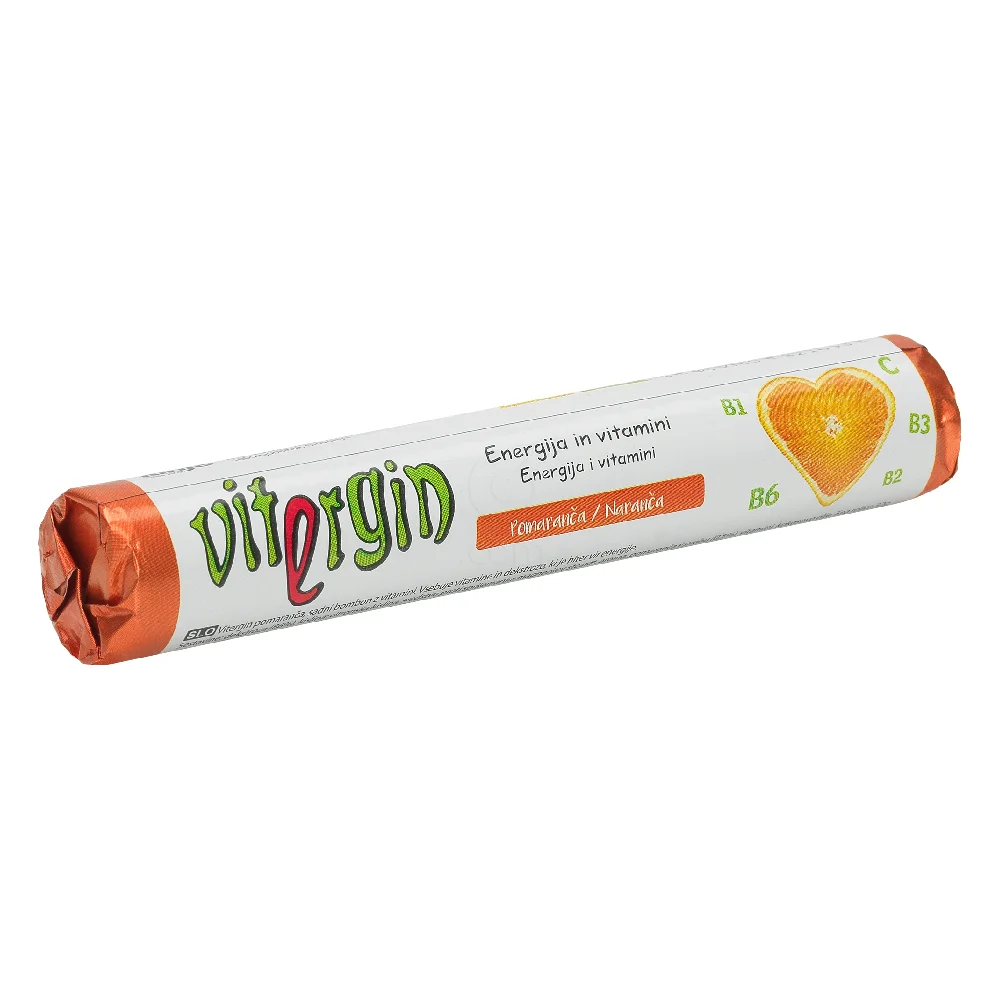 Vitergin, sadni bonbon z vitamini - pomaranča (32 g)