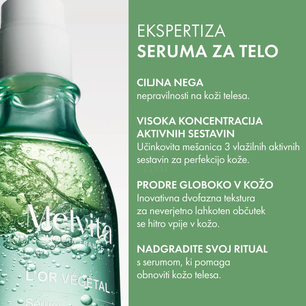 Melvita L'Or Vegetal, vlažilni serum za perfekcijo telesa (100 ml)