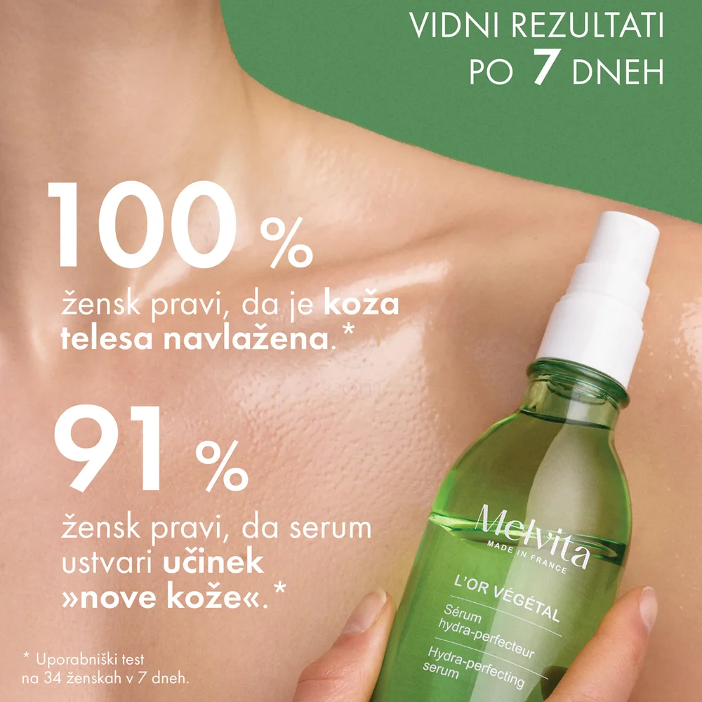 Melvita L'Or Vegetal, vlažilni serum za perfekcijo telesa (100 ml)