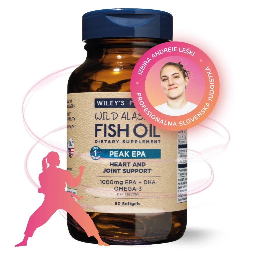 Wiley's Finest Peak EPA Wild Alaskan Fish Oil, kapsule (60 kapsul)