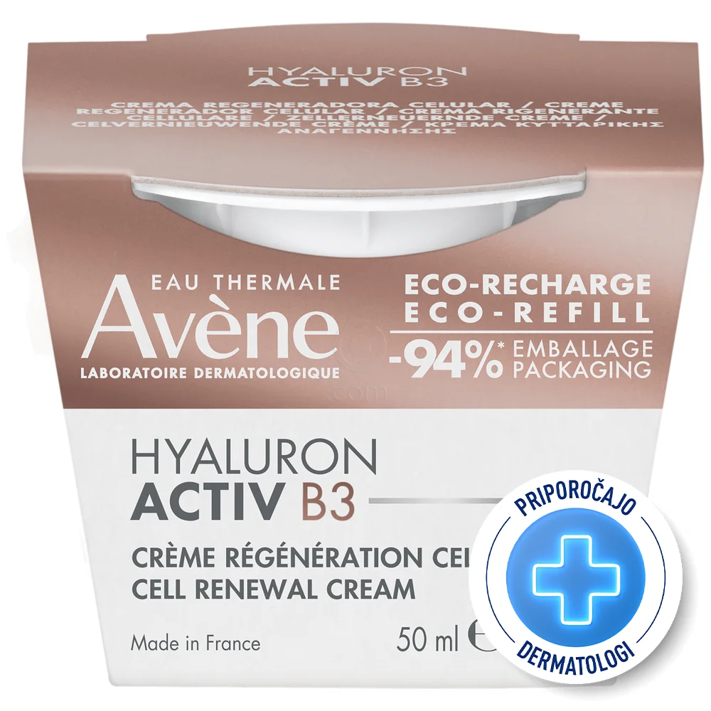 Avene Hyaluron Activ B3, krema za nego obraza - refill (50 ml)