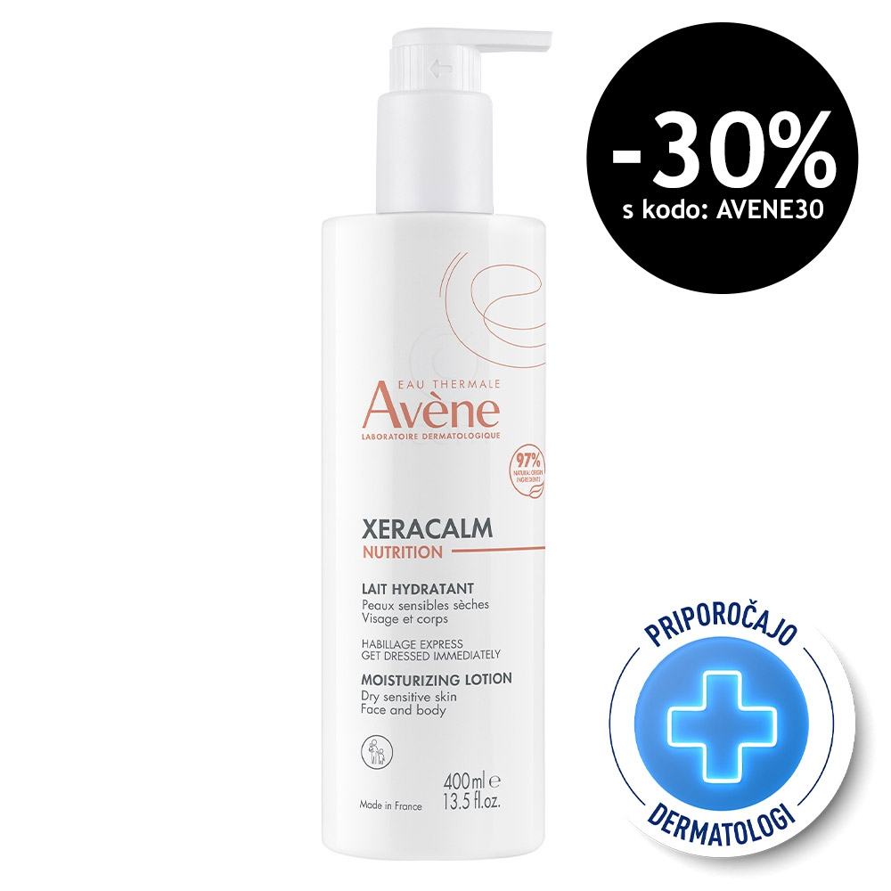 Avene XeraCalm Nutrition, vlažilni losjon (400 ml)
