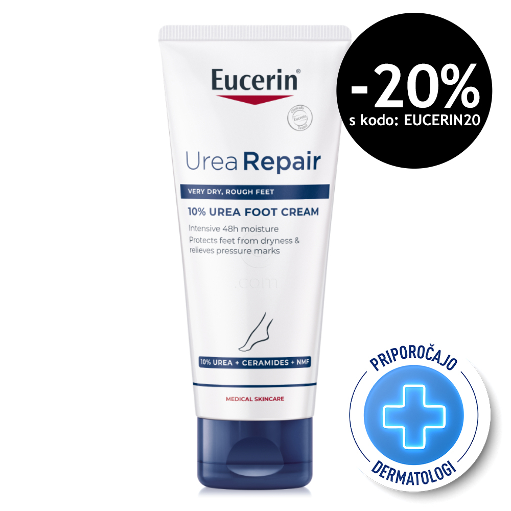 Eucerin UreaRepair plus 10%, krema za noge (100 ml)