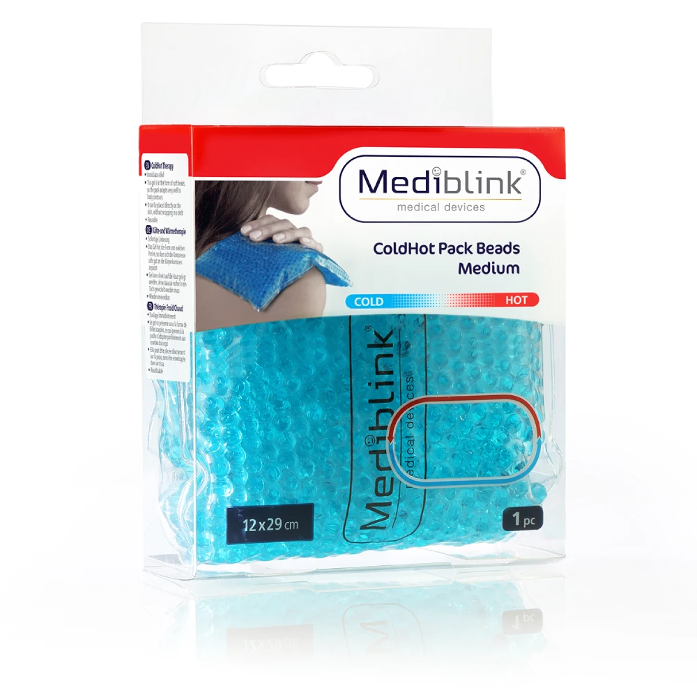 Mediblink M121 ColdHot, blazinica s kroglicami Medium - 12x29 cm (1 kos)