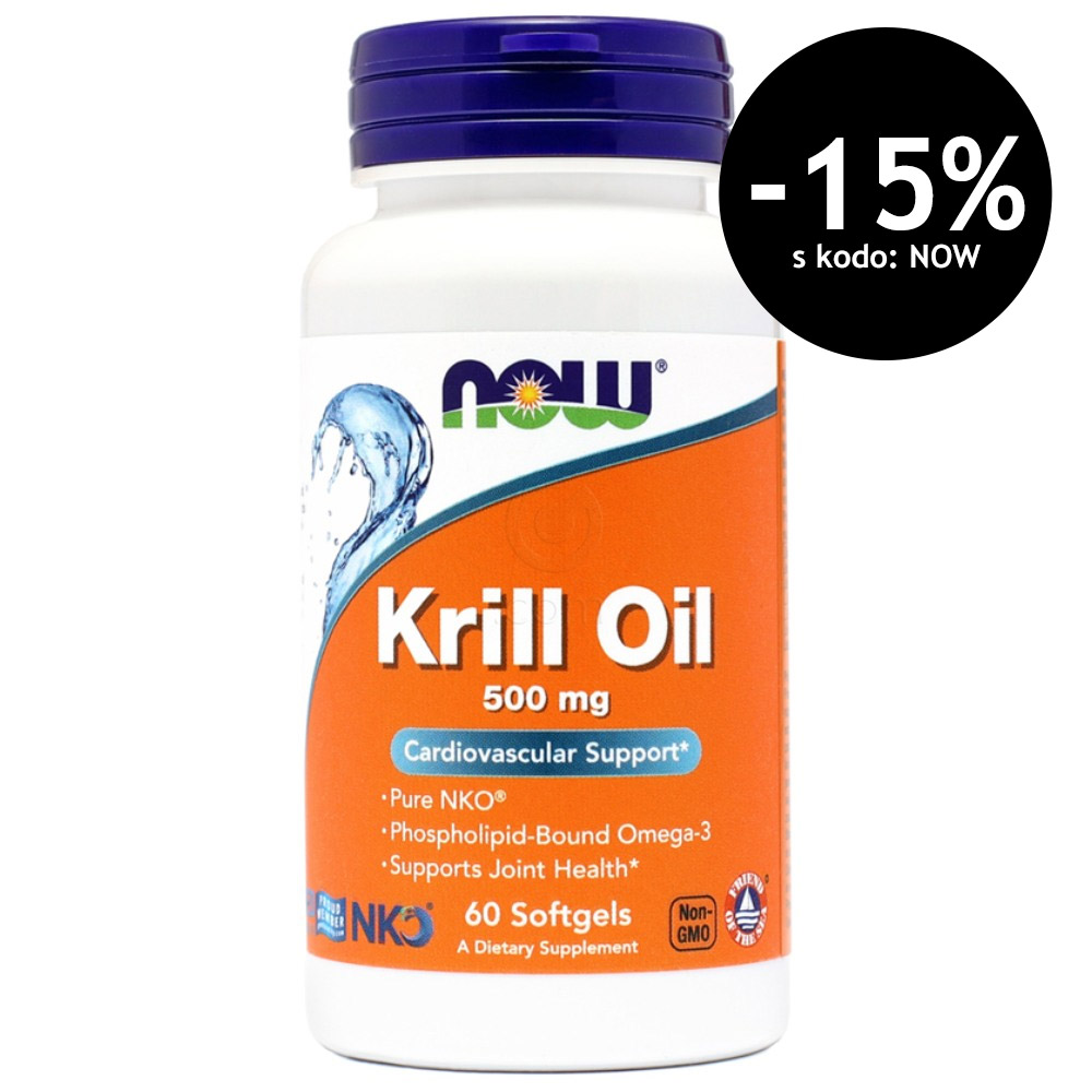 Neptunovo Krilovo olje NOW, kapsule (60 kapsul)