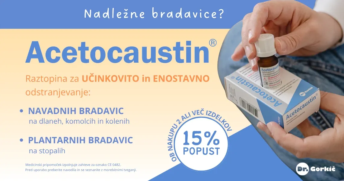 Acetocaustin (2x = -15%)