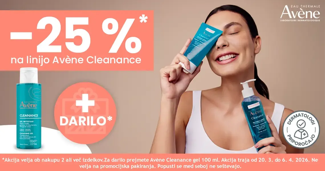 Avene Cleanance (2x=-25% + darilo)