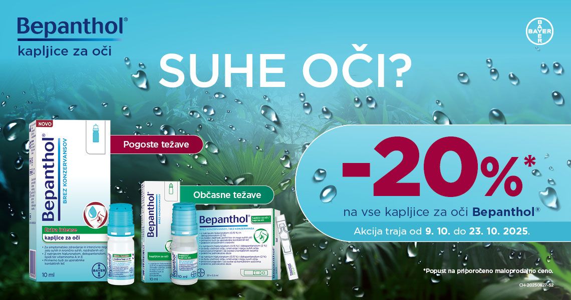 Bepanthol kapljice za oči (-20%)