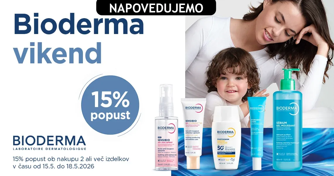 Napovedujemo: Bioderma vikend (-15%)