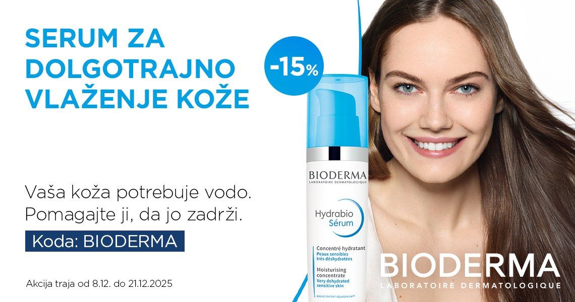 Bioderma Hydrabio serum (-15%). Koda za popust: BIODERMA
