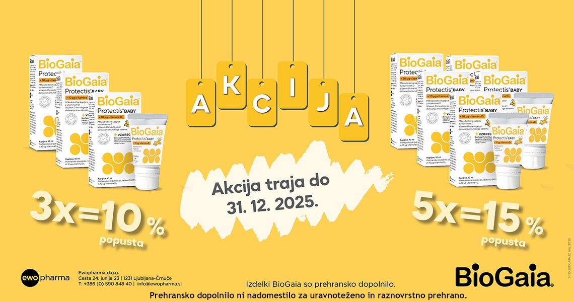 BioGaia Protectis Baby D3 so vam na voljo v posebni paketni ponudbi.