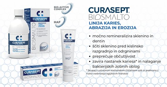Biosmalto CAE* – edina prava biomimetična zaščita zob pred kariesom.