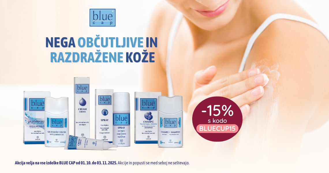 Blue Cap (-15%). Samo s kodo: BLUECAP15
