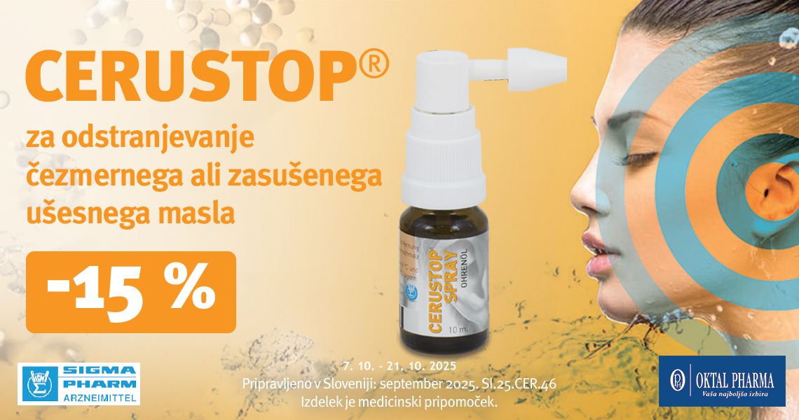 Cerustop olje za uho (-15%)