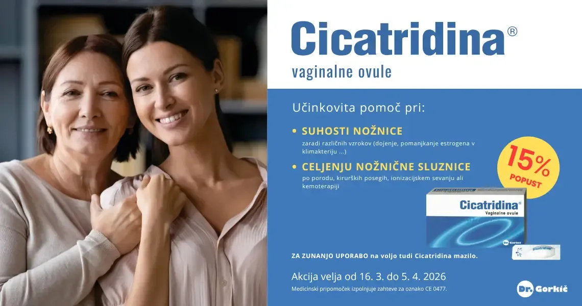 Cicatridina vaginalne ovule (-15%)