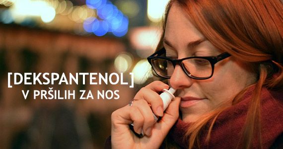 Dekspantenol v pršilih za nos: Inovativna rešitev za suho in razdraženo nosno sluznico.